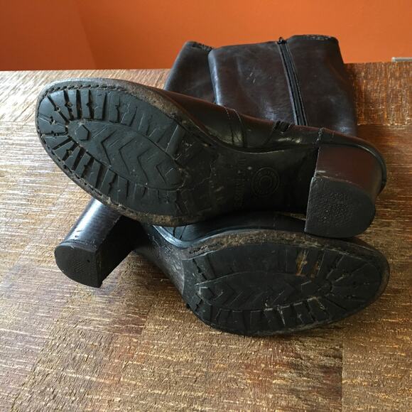 G Star Raw Footwear Leather Knee High Boot Womens 41 10 Black G.S.Raw 3301 Goth - Picture 4 of 7